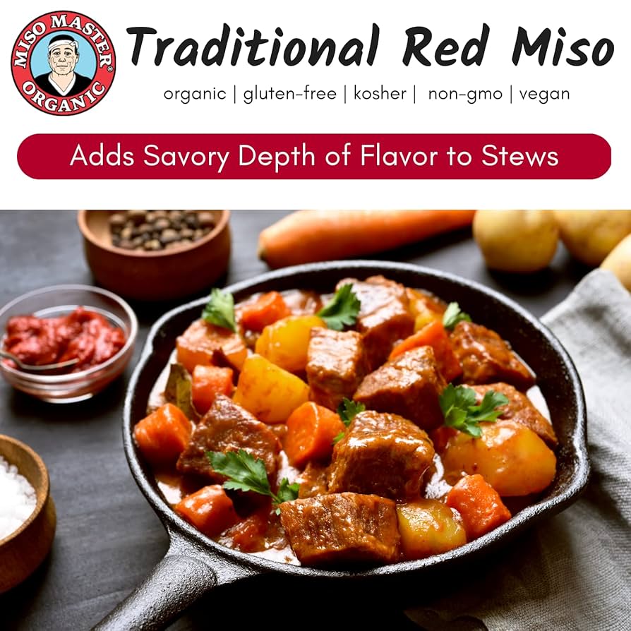 Miso Master Organic Traditional Red Miso (Aka Miso), Gluten